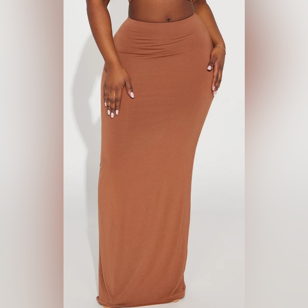 Bodycon Brown/Tan Women's Skirt